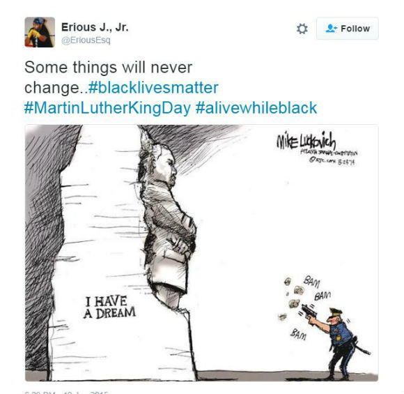 Black Lives Matter Tweet