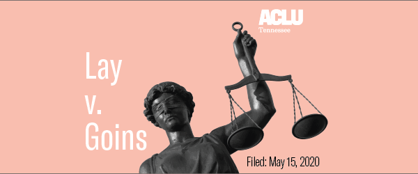 Lady justice holding scales, pink background