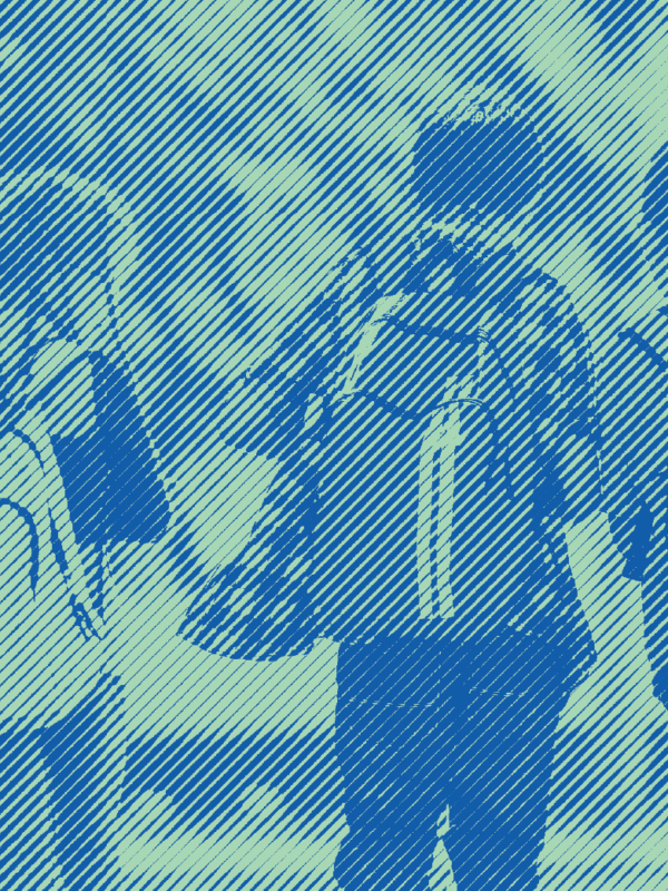 3 Children with backpacks walking home from school