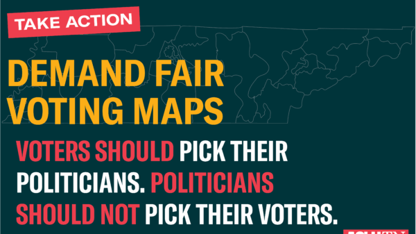 Demand Fair Voting Maps: Voters should pick their politicians, politicians should not pick their voters