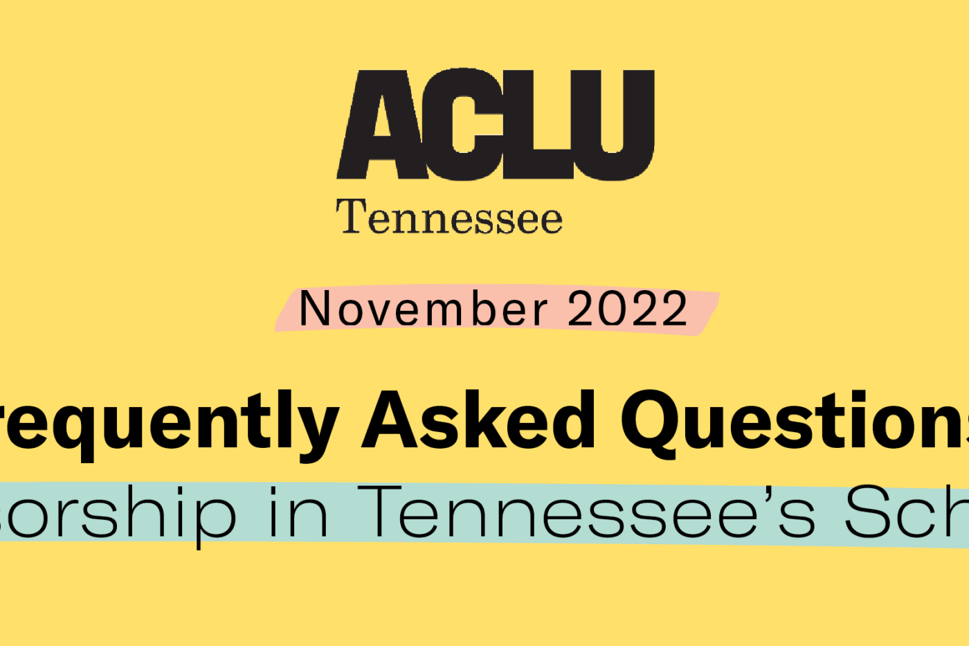 Youth and Students’ Rights - ACLU of Tennessee