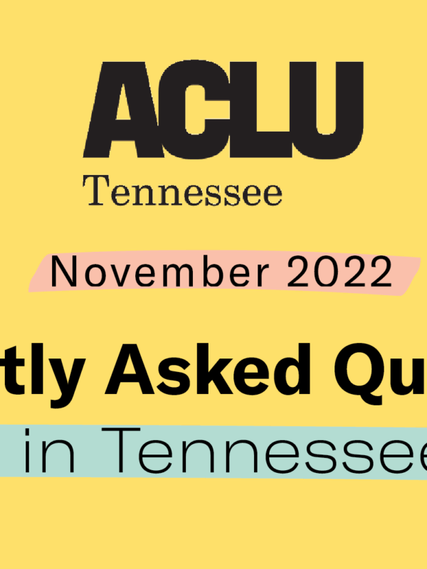 Frequently Asked Questions: Censorship in Tennessee's Schools