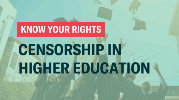 censorship in higher ed