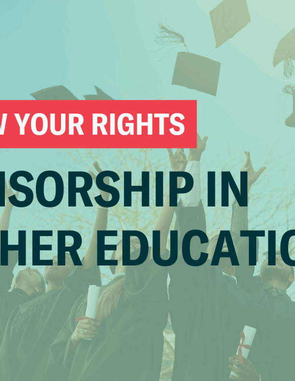 censorship in higher ed