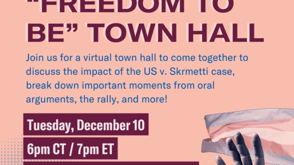 freedom to be townhall