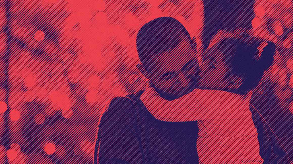 father and daughter hugging
