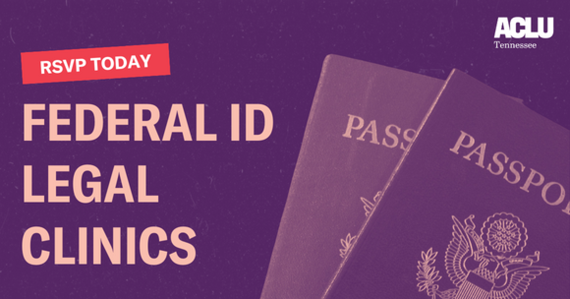 RSVP Today: federal ID legal clinics